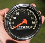 Ks King-seeley Vintage 80 Mph 3/8" Speedometer 40904-N. Fixed Price $109.00.