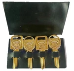 Cadillac Oem Gold Key Blanks Set 4 A/b Ignition Door Trunk Vintage Gm. Fixed Price $149.00.