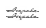 1961 Chevy Rear Quarter Emblem "impala" New Trim Parts!. Fixed Price $75.89.