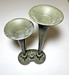 Original Delco Remy 1919904 Brass Military Jeep Air Horn 24V Jan. 1952. Fixed Price $200.00.