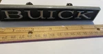 Vintage Buick Nameplate Emblem Trim Part # 1247574 - Excellent! Look!. Fixed Price $45.00.