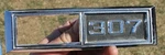 1968 Chevrolet Nova Impala Chevelle Right Front Fender 307 Emblem Bezel 3920874. Fixed Price $24.99.
