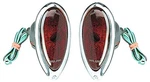 New Teardrop Tail Light Lamp Set 1938-39 Ford Car Street Rod. Fixed Price $49.90.