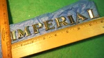BJ19 Imperial Trunk Lid Letter Emblems Vintage 1964-5 #2480759-65 Crown Lebaron. Fixed Price $79.99.