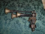 Sparton Chime Bugle 3 Trumpet Horn Tested And Working. Fixed Price $170.00.