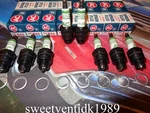 (8)....'NOS AC-R44 Spark Plugs W/green Rings.....gm #5569993.....MADE Usa. Fixed Price $85.00.