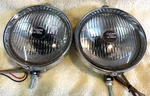 Lucas New Fog Ranger FT7 Refurbished Lamps Pair For Jaguar Triumph Mg. Fixed Price $130.66.