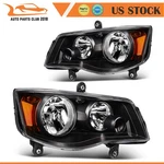 For 2011-2020 Dodge Grand Caravan Headlight Assembly L+r Black Housing Headlamp. Fixed Price $104.99.