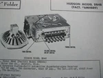 1948, 1949 Hudson DB48 ( 6MH889 ) Radio Photofact. Fixed Price $12.50.