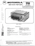 Service Manual Ara Motorola TP44 Am/fm Radio Stereo Cassette Tape Player TC887AX. Fixed Price $19.95.