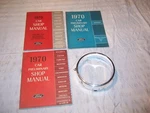 1970 Ford Shop Manuals + Galaxie Outer Headlight Bezel Nos. Fixed Price $19.95.