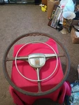 Original Vintage Antique Dodge Mopar Chrysler? Steering Wheel Automotive Read. Fixed Price $125.00.