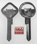 Ford Oem Key Blank Set 1952-1954 Victoria Customline Skyliner F-100 Vintage Nos. Fixed Price $29.95.