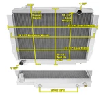 Subzero Champion 2 Row All Aluminum Radiator For 1981 - 1986 Jeep CJ7 #EC58. Fixed Price $261.20.
