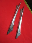 1957 1958 Dodge Custom Royal Lancer Coronet Hood Ornament Spear Trim Pair. Fixed Price $75.00.