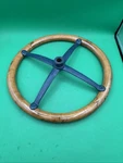 Vintage Antique Wooden Rim Steering Wheel Buick Chevy Reo Hupmobile Hudson. Fixed Price $195.00.