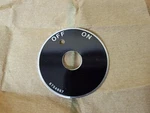 Off Ignition Plate M-series Military M151A2 M38A1 Dodge M37 M715. Fixed Price $12.00.
