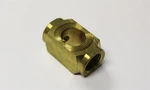 New Brass Front Brake Line Connector Fitting 1939-48 Ford Car 91A-2075. Fixed Price $8.95.