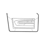 Scott Drake C9ZZ-6520530-1A Door Weatherstrips. Fixed Price $62.99.