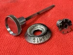 1966 Plymouth Barracuda Headlight Chrome Knob Lights Bezel Nut Valiant Mopar. Fixed Price $36.00.