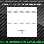 Cadillac Fender Door Quarter Panel Rocker Body Side Molding Moulding Trim Clips. Fixed Price $22.36.
