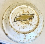 One (1) 1972-1975 Chevy Luv Oem Wheel Rim Hub Cover Dog Dish Poverty 9-1/2" Cap. Fixed Price $31.20.