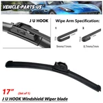 Erasior 17" Car Rear Windshield Wiper Blade Fit For Honda Crx 1988-1991 Jook. Fixed Price $8.54.