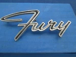 1965 Plymouth Fury Iii Left Front Fender Script Emblem Trim Oem# 2524233. Fixed Price $35.99.