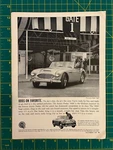 1959 Vintage Bmc Austin Healey 3000 Sprite British Motor Corporation Print Ad W1. Fixed Price $8.89.