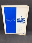 1983 Datsun Nissan Sentra Service Manual Book P/n 20104 No. SM3E-0B11U0. Fixed Price $30.00.