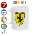 Ceramic Mug - Ferrari F1 Logo Funny Coffee Lover Gift, Tea Cup, Office. Fixed Price $19.99.