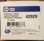 Napa 42929 Powergrip Usa Made Thermoplastic Hose Clamp Cooling System 10 Pack. Fixed Price $29.27.