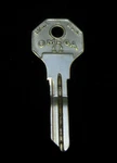 1933 Chrysler Yale Omega Logo Ignition Key Blank H1122XC Imperial Cl Cq Ct Co. Fixed Price $19.95.