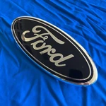 Grille Tailgate Emblem Navy Dark Blue Oval Logo Badge Ford Truck F-150. Fixed Price $22.94.