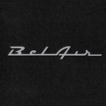 Lloyd Mats Velourtex Black Front Floor For Chevrolet Bel Air 1953 To 1975. Fixed Price $138.99.