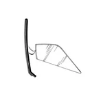 Door Glass Vertical Weatherstrip Fastback Oem Made Rh, 1969 1970 Mustang. Fixed Price $23.95.