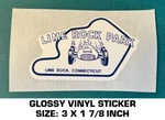 Lime Rock Park Circuit Glossy Vinyl Decal Sticker - Race Track Vintage Scca. Fixed Price $5.83.