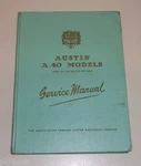 Workshop Manual Austin A40 GS4 GD3 GV4 GP4 12/1957. Fixed Price $81.25.