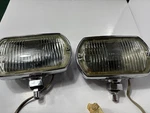 Original Lucas Fog Lights FT/LR8 England From 1969 Ford Mustang Mach. Fixed Price $500.00.