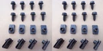 16 Old School Body Bolts & U-nuts! Fits: Gm Camaro Nova 442 Gto Chevelle Ss. Fixed Price $38.00.