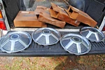 65 Mustang Nos Ford Wheel Cover Set Old School Flawless Corect C5ZZ 1130 J 14". Fixed Price $449.00.