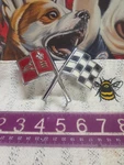 Gm Nose Cross Flag Emblem 1965 1966 Corvette 3872929 3859046. Fixed Price $42.50.