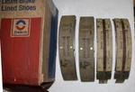 Nos 1971-76 Chevy Olds Pontiac Buick Chevelle Impala ++rear Brake Shoes 5472182. Fixed Price $39.00.