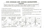 Chevrolet 1957 Passenger Car Stowage & Jacking Instructions #3737430. Fixed Price $9.99.