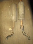 Jaguar XJ6 Rear Exhaust Pipe Muffler 1980-1987 Choose Side. Fixed Price $68.00.
