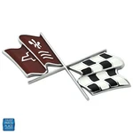 1968-74 Corvette Fuel Door Flag Emblem Gm 3954546. Fixed Price $49.99.