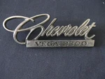 Chevrolet Vega 2300 Gm Emblem Badge Script Trim Metal 9870383. Fixed Price $35.00.