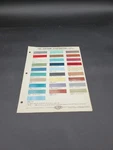 1961 Dupont Chrysler Imperial De Soto Dodge Plymouth Paint Chip Swatch Sheet. Fixed Price $11.70.
