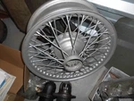 Jaguar XK120 XK140 XK150 Original Dunlop 54 Spoke 16" Wire Wheel X445A. Fixed Price $175.00.