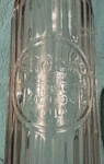 Antique Tall Glass Tiolene Motor Pure Oil Filler Bottle. Fixed Price $125.00.
